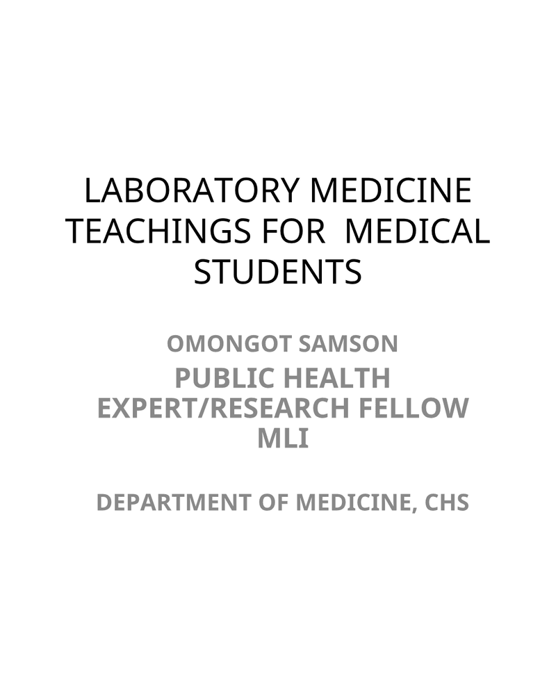 LABORATORY TEACHINGS 2 cover