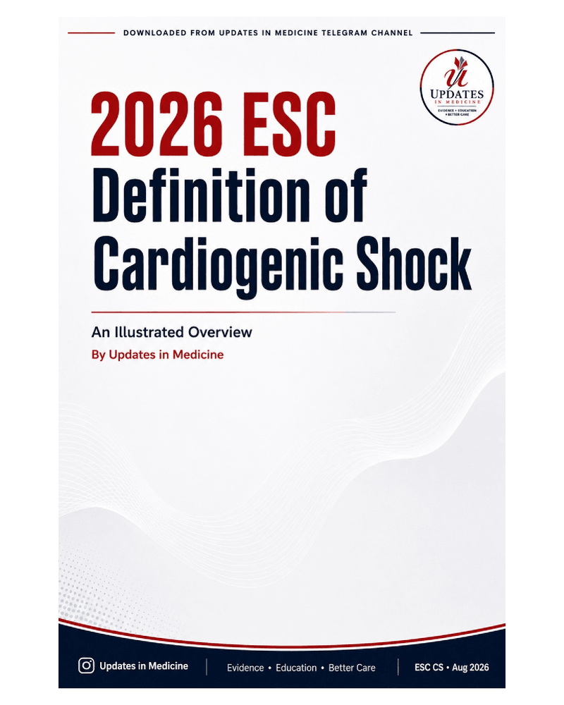 2026 ESC Definition Of Cardiogenic Shock Updates In Medicine cover