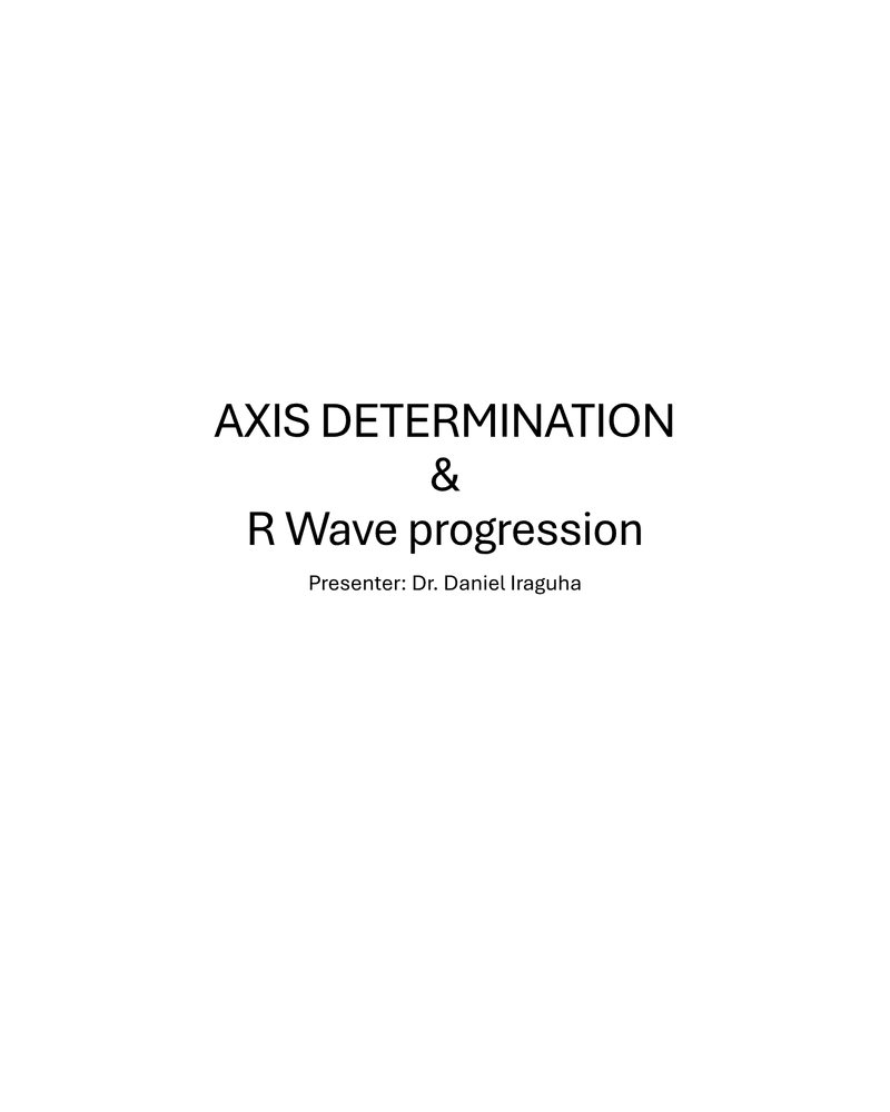 Medly ECG Session 3 AXIS DETERMINATION DI 25.06.26 cover