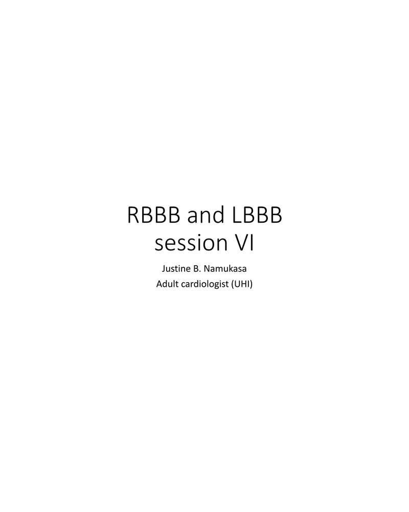 Medly ECG Session 6 RBBB And LBBB JBN cover