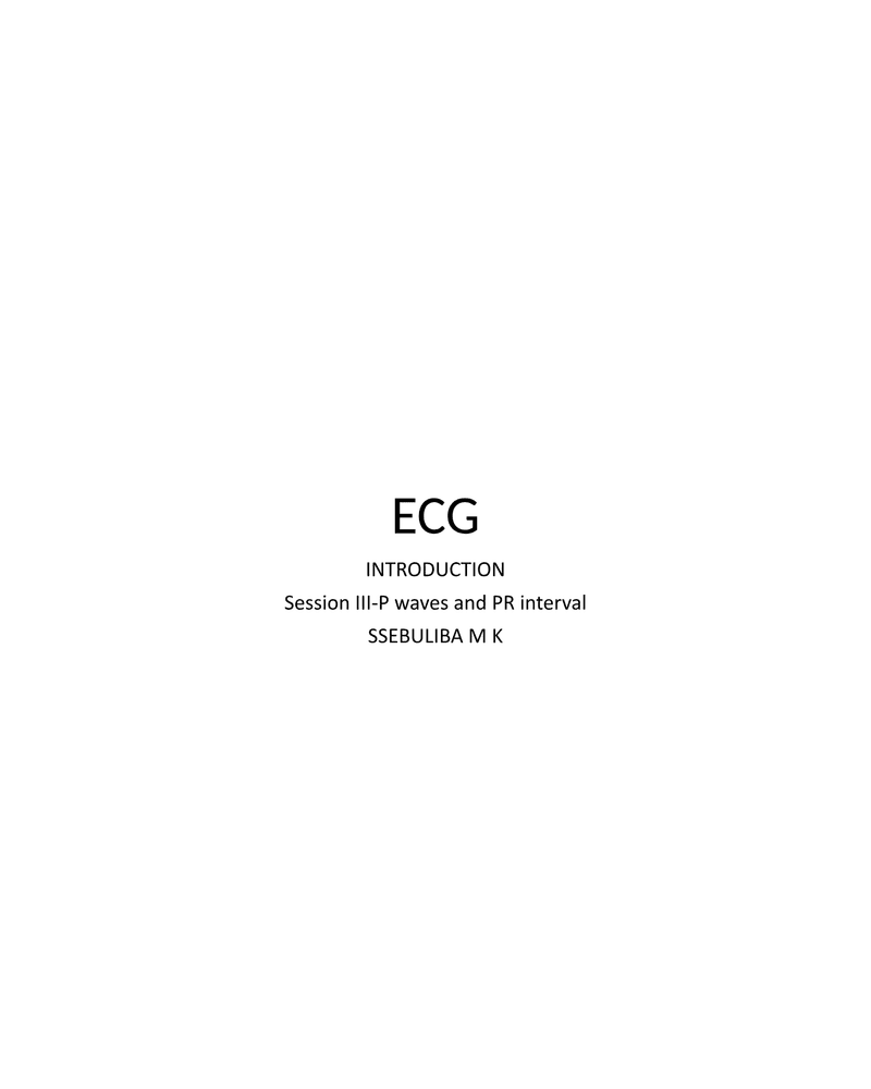 Medly ECG Session 4 P Waves And PR SMK 02.07.26 cover