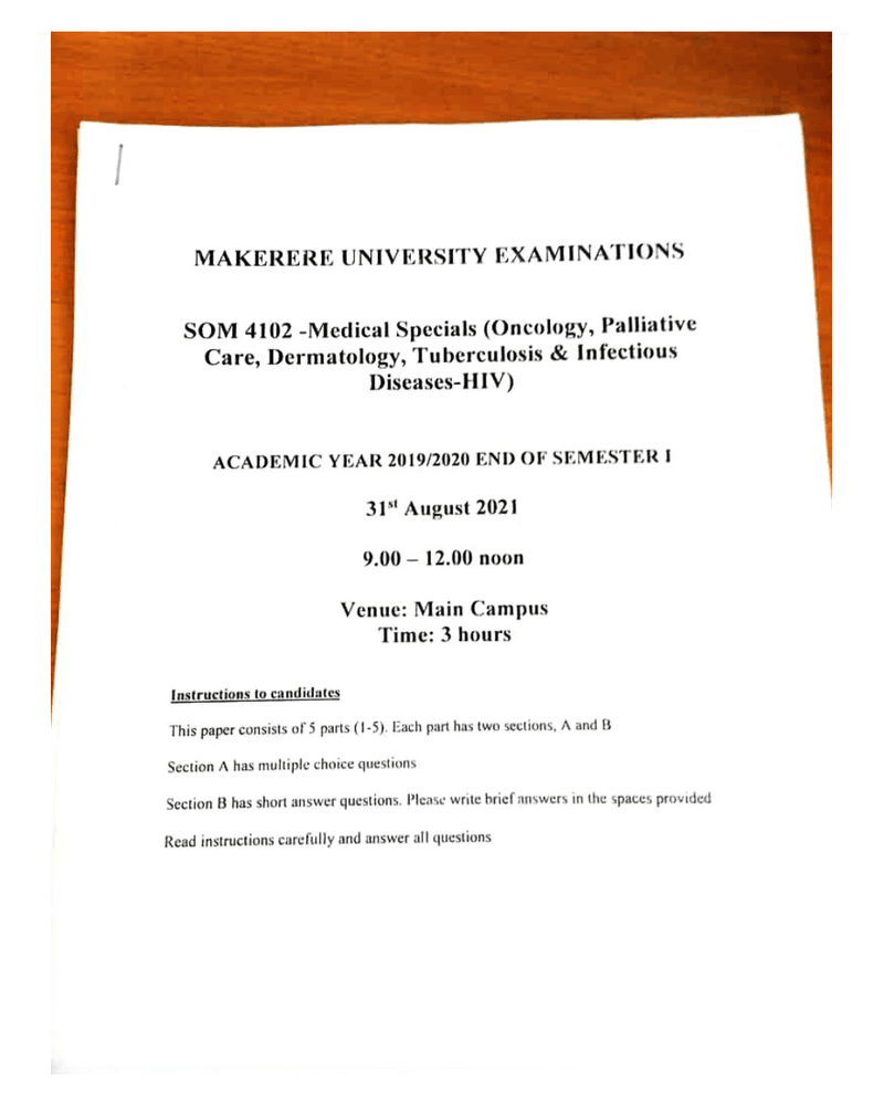 medical specials summative cover
